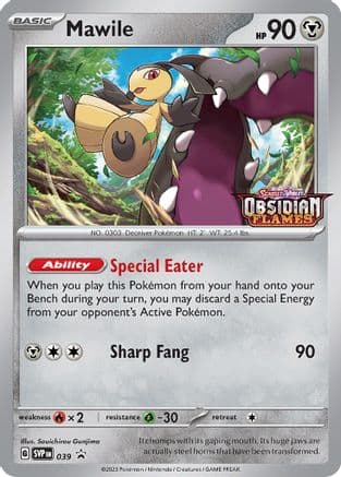 Mawile (Prerelease) 039- SV Scarlet & Violet Promo Cards Holofoil