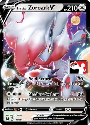 Hisuian Zoroark V 146- Prize Pack Series Cards Holofoil