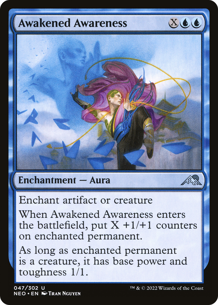 Awakened Awareness [Kamigawa: Neon Dynasty] Foil