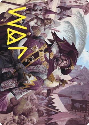 Discerning Financier Art Card (Gold-Stamped Signature) |  (002) [Art Series: Wilds of Eldraine]