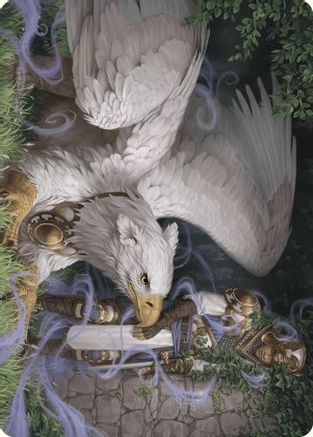 Dutiful Griffin Art Card |  (003) [Art Series: Wilds of Eldraine]