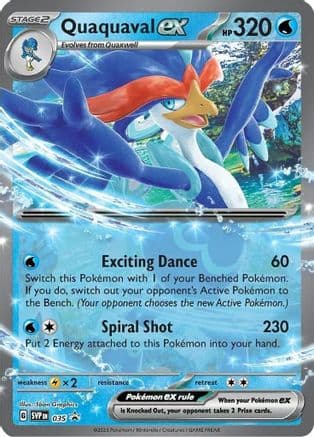 Quaquaval ex 035- SV Scarlet & Violet Promo Cards Holofoil
