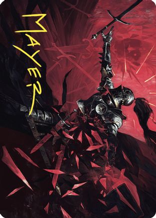 Shatter the Oath Art Card (Gold-Stamped Signature) |  (014) [Art Series: Wilds of Eldraine]