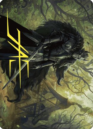 Agatha's Champion Art Card (Gold-Stamped Signature) |  (022) [Art Series: Wilds of Eldraine]