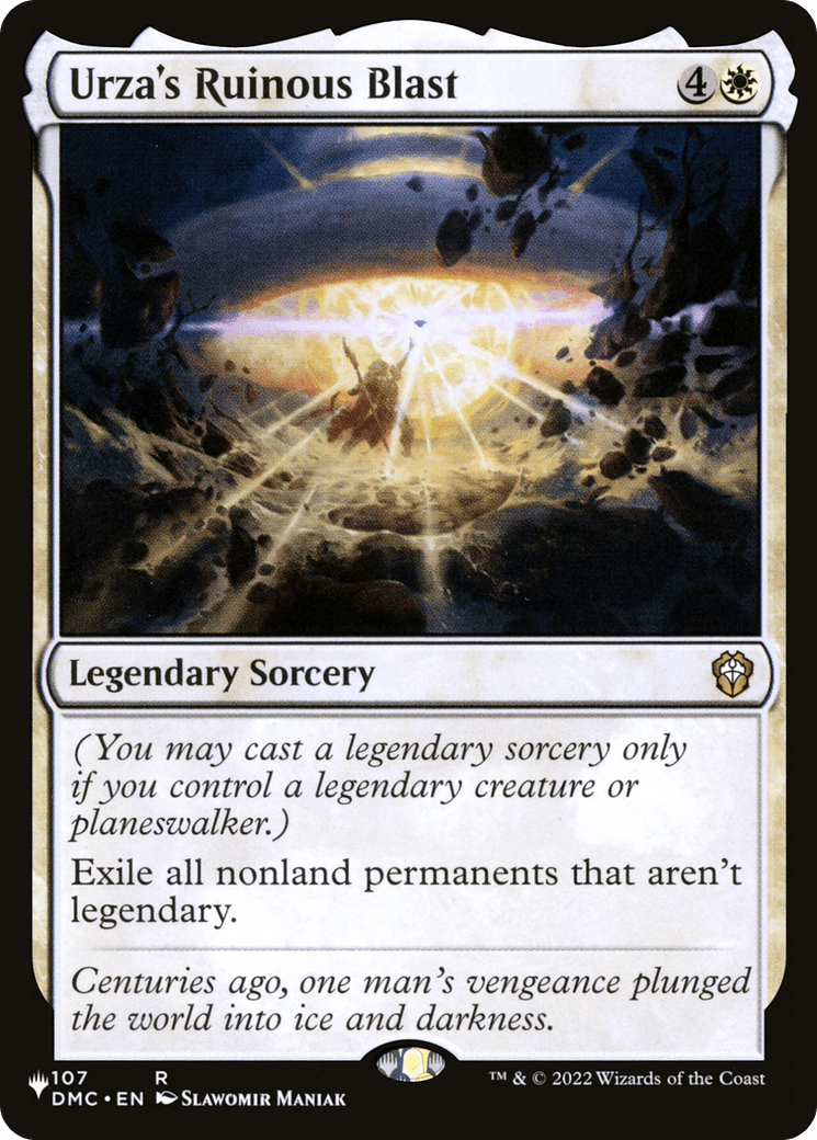 Urza's Ruinous Blast |  (DMC-107) [The List]