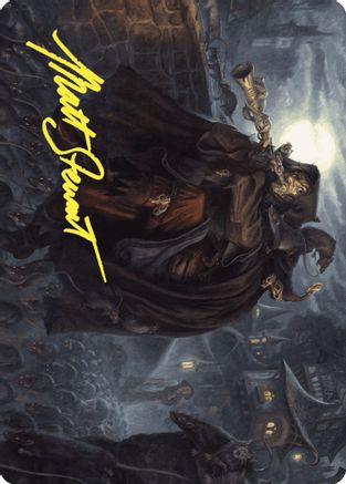 Totentanz, Swarm Piper Art Card (Gold-Stamped Signature) |  (033) [Art Series: Wilds of Eldraine]