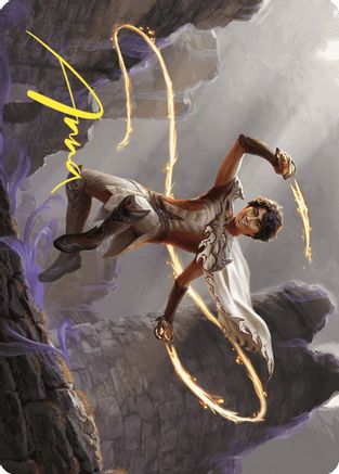 Kellan, the Fae-Blooded Art Card (Gold-Stamped Signature) |  (039) [Art Series: Wilds of Eldraine]