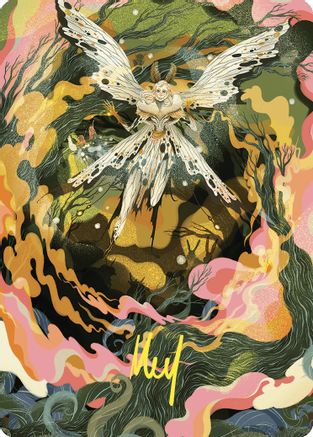 Greater Auramancy Art Card (Gold-Stamped Signature) |  (061) [Art Series: Wilds of Eldraine]