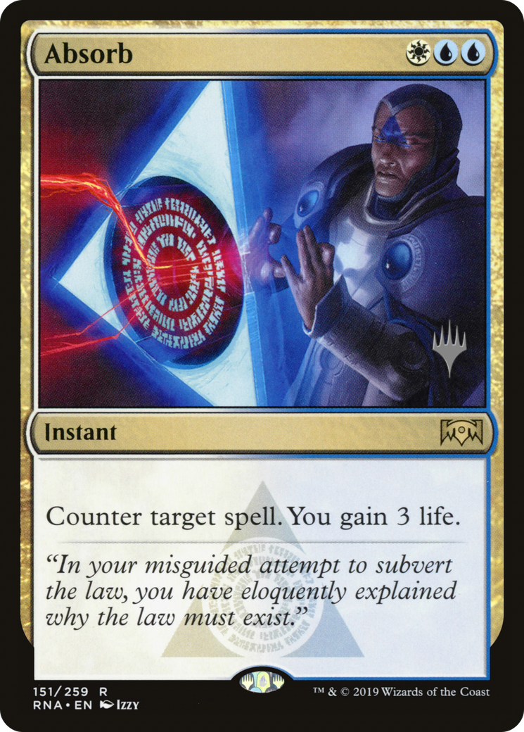 Absorb (Promo Pack) [Ravnica Allegiance Promos] Foil