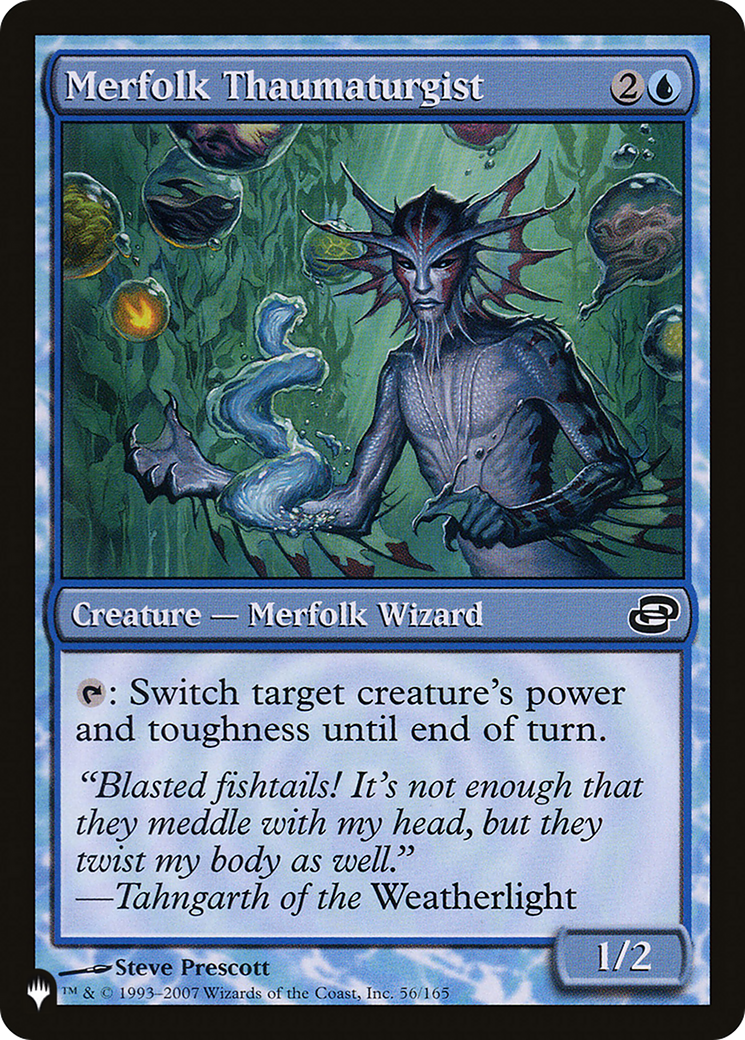 Merfolk Thaumaturgist |  (PLC-56) [The List]