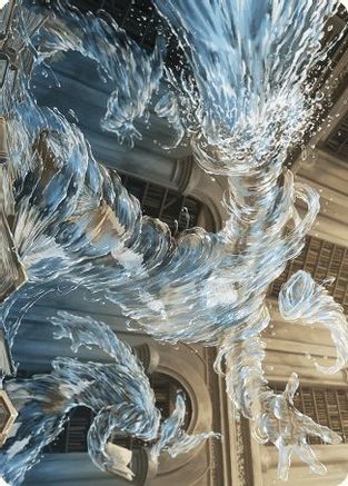 Splashy Spellcaster Art Card |  (009) [Art Series: Wilds of Eldraine]