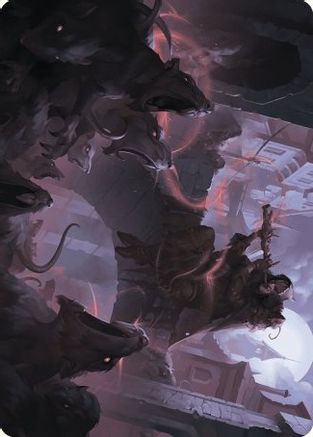 Gnawing Crescendo Art Card |  (017) [Art Series: Wilds of Eldraine]