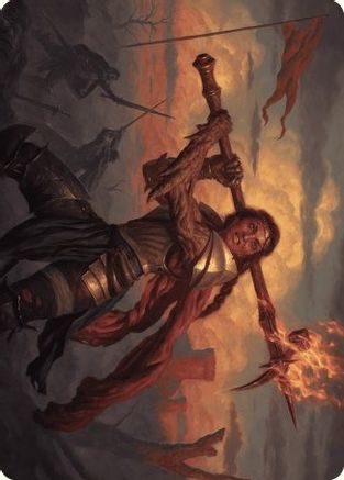 Imodane, the Pyrohammer Art Card |  (018) [Art Series: Wilds of Eldraine]