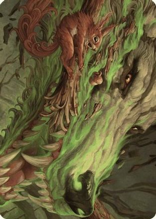 Leaping Ambush Art Card |  (026) [Art Series: Wilds of Eldraine]