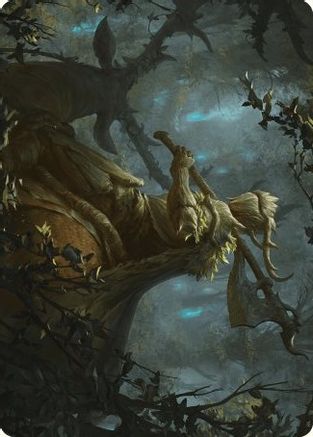 Verdant Outrider Art Card |  (028) [Art Series: Wilds of Eldraine]