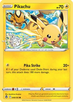 Pikachu (Holiday Calendar) 049/195  - Holofoil Miscellaneous Cards & Products - Common