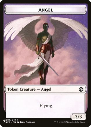 Angel // Soldier Double-Sided Token |  (1 // 2) [The List Reprints]