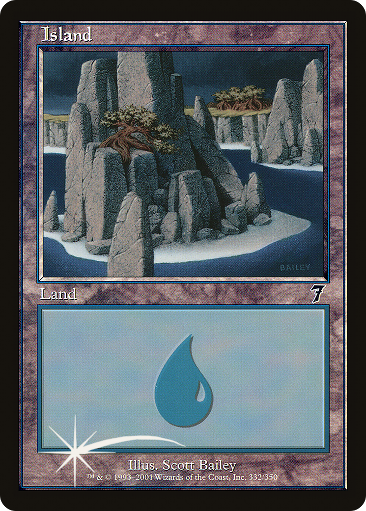 Island (332) [Seventh Edition] Foil