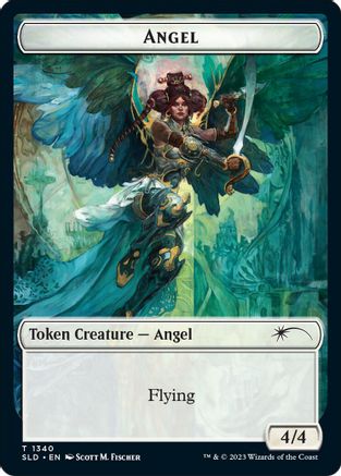 Angel (SLD) // Soldier (CMR) Double-sided Token () [Secret Lair Drop Series]