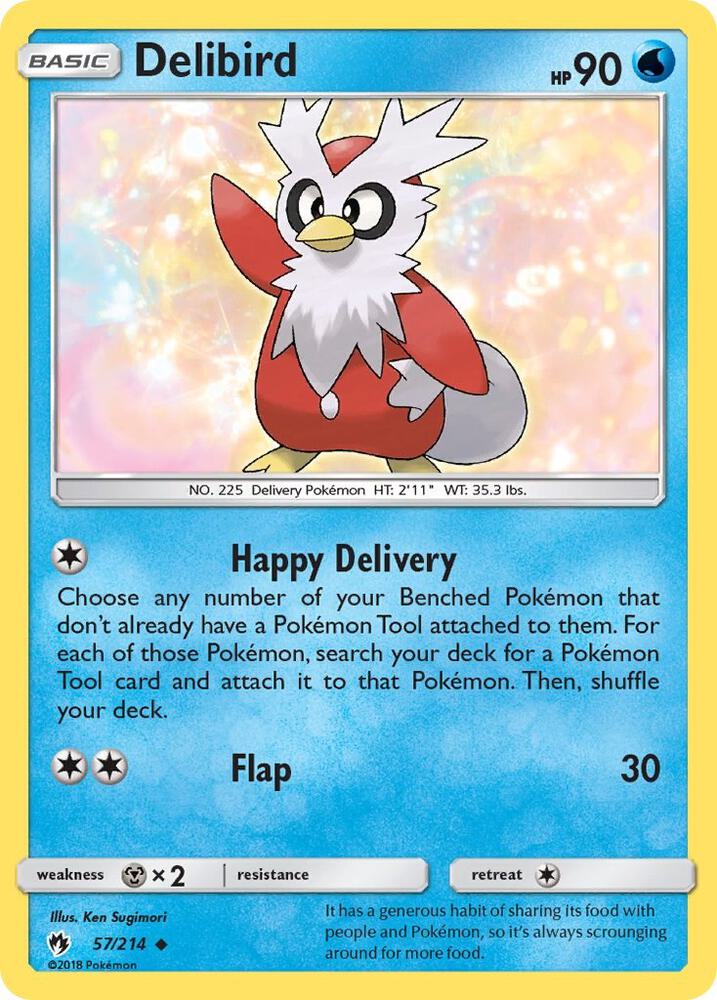 Delibird 57/214 (SM - Lost Thunder) 