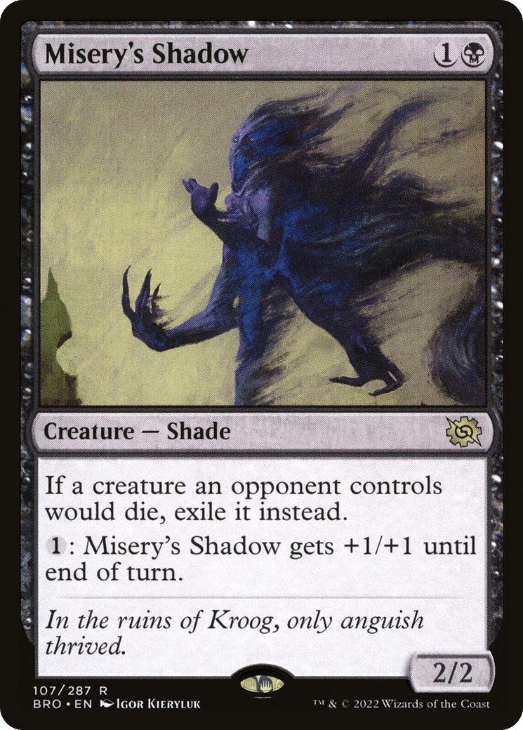 Misery's Shadow [The Brothers' War] Foil