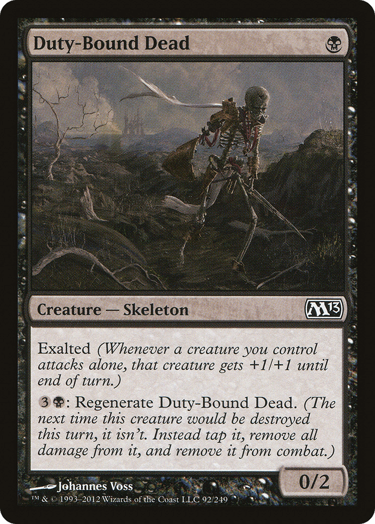 Duty-Bound Dead [Magic 2013] Foil
