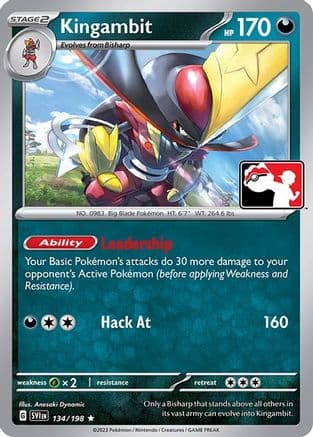 Kingambit 134/198 - Prize Pack Series Cards