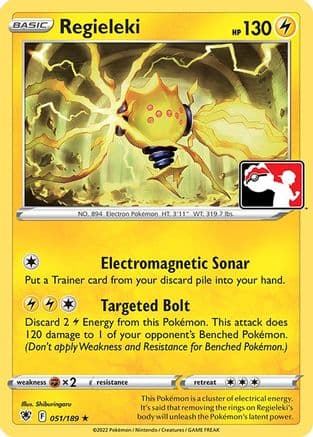 Regieleki 51/189 - Prize Pack Series Cards