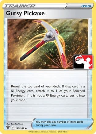 Gutsy Pickaxe 145/189 - Prize Pack Series Cards Holofoil