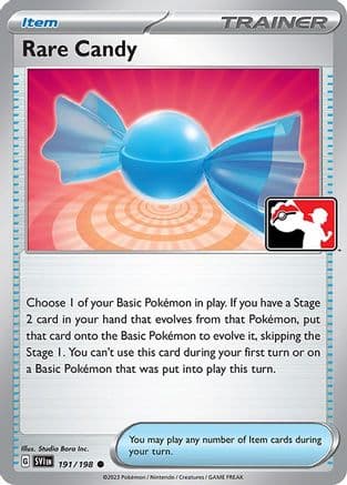 Rare Candy 191/198 - Prize Pack Series Cards Holofoil