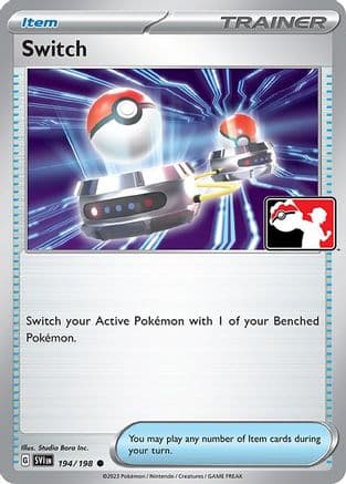 Switch 194/198 - Prize Pack Series Cards