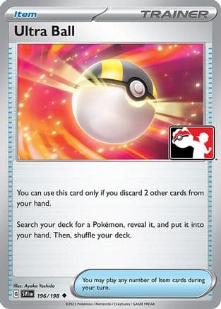 Ultra Ball 196/198 - Prize Pack Series Cards Holofoil