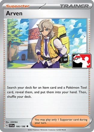 Arven 166- Prize Pack Series Cards Holofoil