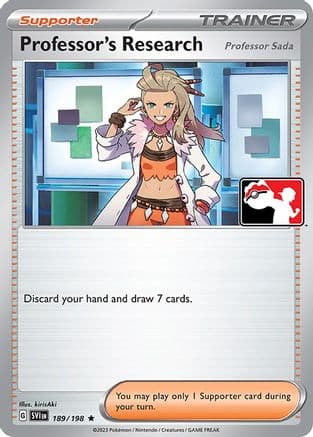 Professor's Research 189/198 - Prize Pack Series Cards Holofoil