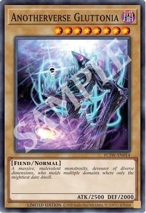 Anotherverse Gluttonia (UR) (YCSW-EN014) - Yu-Gi-Oh! Championship Series Prize Cards