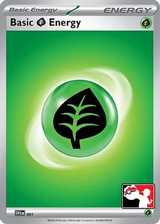 Basic Grass Energy 001- Prize Pack Series Cards Holofoil