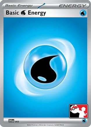 Basic Water Energy 003- Prize Pack Series Cards Holofoil