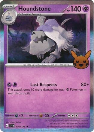Houndstone 106- Trick or Trade BOOster Bundle 2023 Holofoil