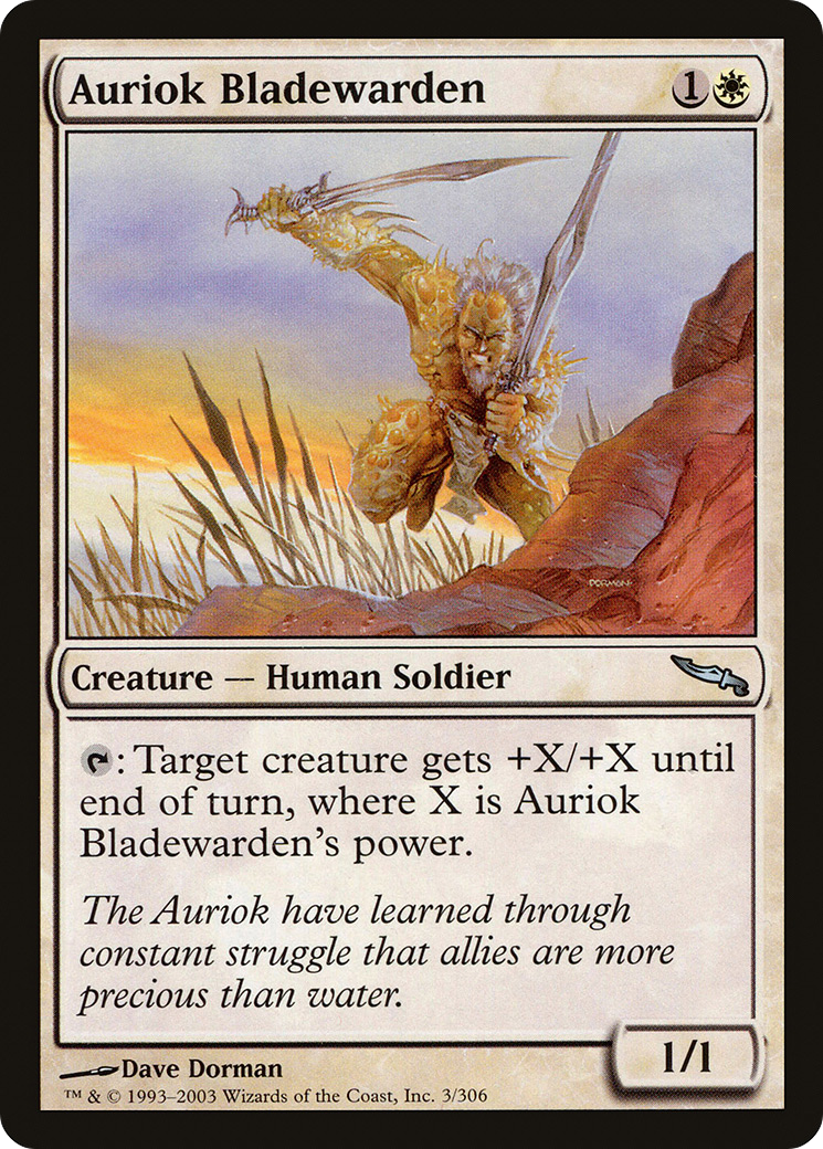 Auriok Bladewarden [Mirrodin] Foil
