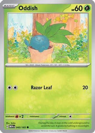 Oddish 043- SV Scarlet & Violet 151