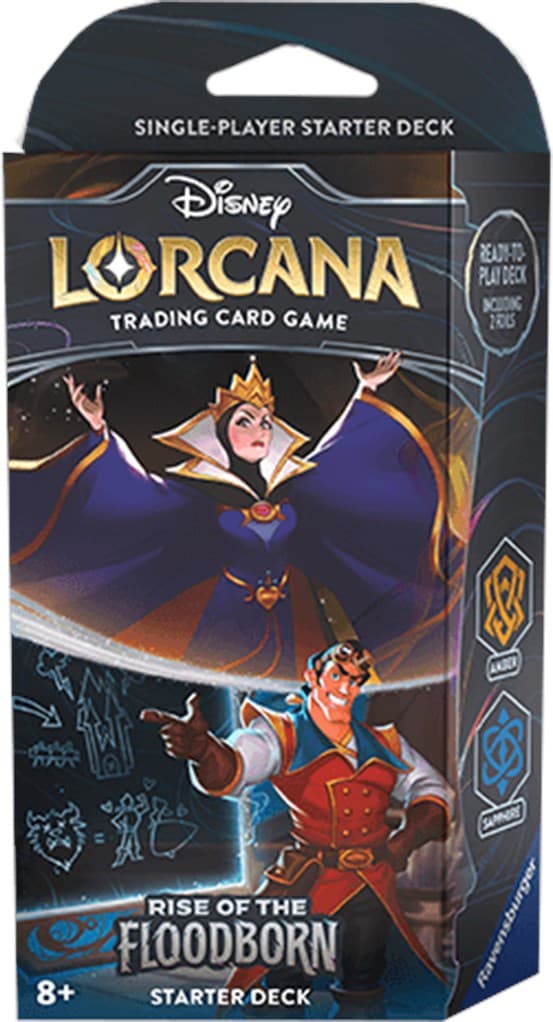 Disney Lorcana | Rise of the Floodborn | Starter Deck - Amber & Sapphire