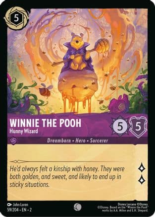 Winnie the Pooh - Hunny Wizard (59/204) [Rise of the Floodborn] Cold Foil