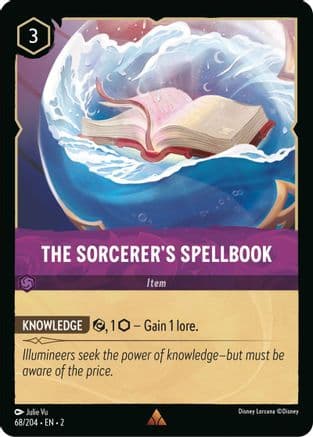 The Sorcerer's Spellbook (68/204) [Rise of the Floodborn] Cold Foil