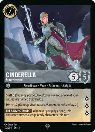 Cinderella - Stouthearted (177/204) [Rise of the Floodborn] Cold Foil