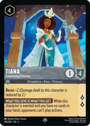 Tiana - Celebrating Princess (196/204) [Rise of the Floodborn] Cold Foil