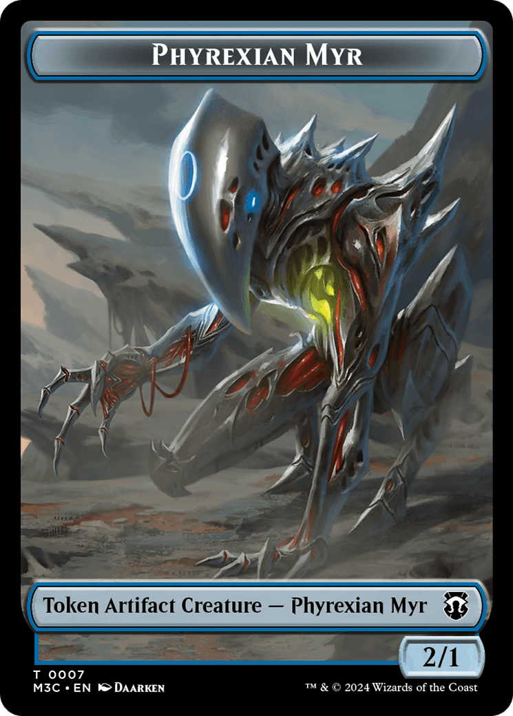 Phyrexian Myr (TM3C-007) - Modern Horizons 3 Commander Tokens Foil