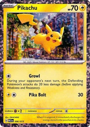 Pikachu 006  - Holofoil McDonalds Promos 2023 - Promo