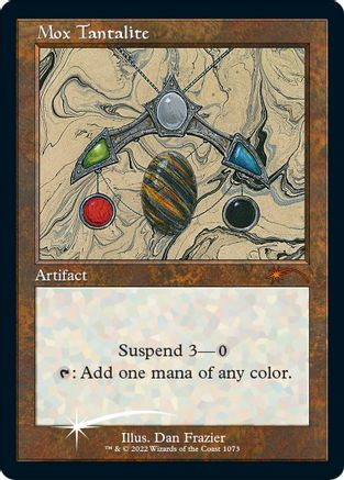 Mox Tantalite (Retro Frame) (Foil Etched) (1073) [Secret Lair Drop Series]  Foil