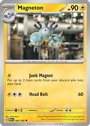 Magneton 082- SV Scarlet & Violet 151 Reverse Holofoil