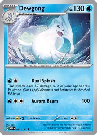 Dewgong 087- SV Scarlet & Violet 151